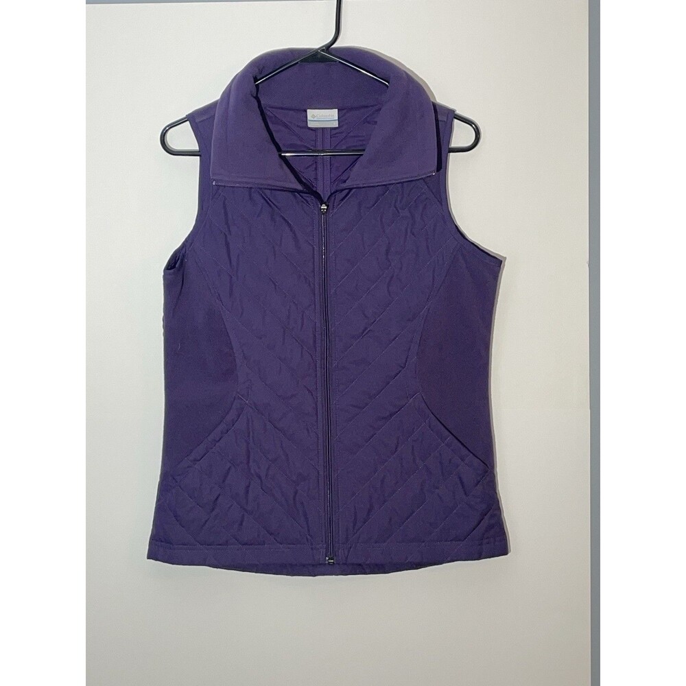 Columbia Women’s Puffer and Fleece Full Zip Vest Size Small